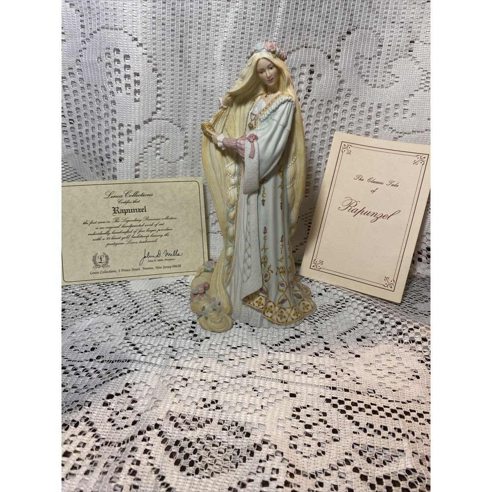 Lenox Rapunzel Porcelain Legendary Princess Figurine Statue Fairy Tale  8.75"